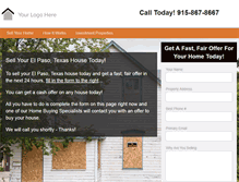 Tablet Screenshot of homebuyersofelpaso.com